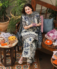 Sapphire | Off White & Blue - Lawn Collection