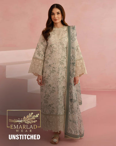 Afrozeh | Pistachio Green - Printed Lawn Chikankari Collection