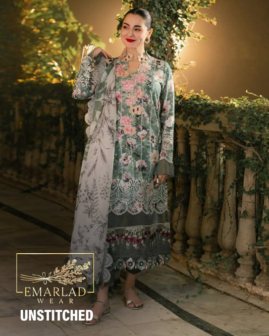 Asifa & Nabeel | Pista Green - Lawn Collection