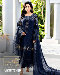 Maria B | Navy Blue - Chikankari  Collection