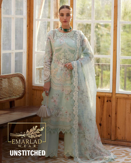 Crimson | Aqua - Lawn With Chiffon Dupatta Collection