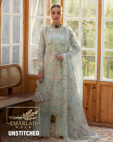 Crimson | Aqua - Lawn With Chiffon Dupatta Collection