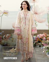 Qalamkar | Cream - Cotton Chikankari Collection