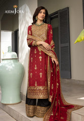 AJJH-02 EMBROIDERED RAW SILK