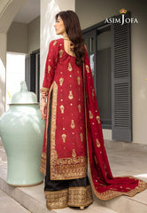 AJJH-02 EMBROIDERED RAW SILK