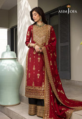 AJJH-02 EMBROIDERED RAW SILK