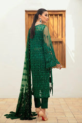 Mariyum Hussain Green Premium Net Dress