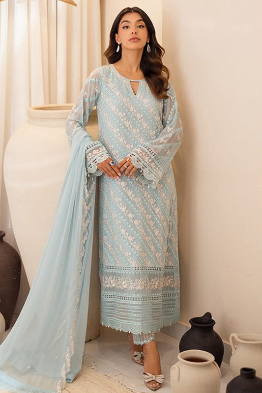 Mint Glaze - AZURE - 3 Piece Unstitched Chiffon