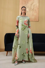 Rastum Dress - Lulusar - Pistachio | Silk