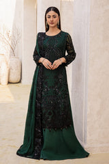 Zebtan - Chiffon Collection - Dark Green | Eastern