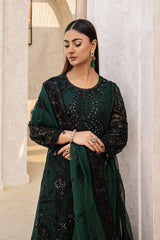 Zebtan - Chiffon Collection - Dark Green | Eastern