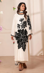 Nomi ansari Embroidered suit white