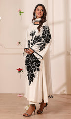 Nomi ansari Embroidered suit white