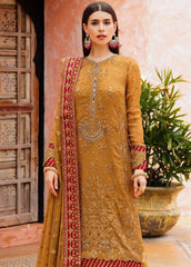 Unstitched Formal Mustard Chiffon