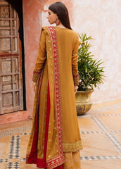 Unstitched Formal Mustard Chiffon