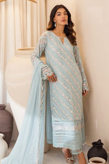 Mint Glaze - AZURE - 3 Piece Unstitched Chiffon