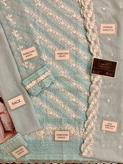 Mint Glaze - AZURE - 3 Piece Unstitched Chiffon