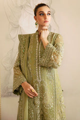 Almendra - Gulaal - Pista Green - Semi Pure Chiffon