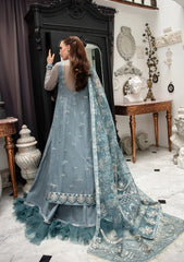 Alif Luxury Wedding Formals 23 | Ambrosia - Grey | Organza