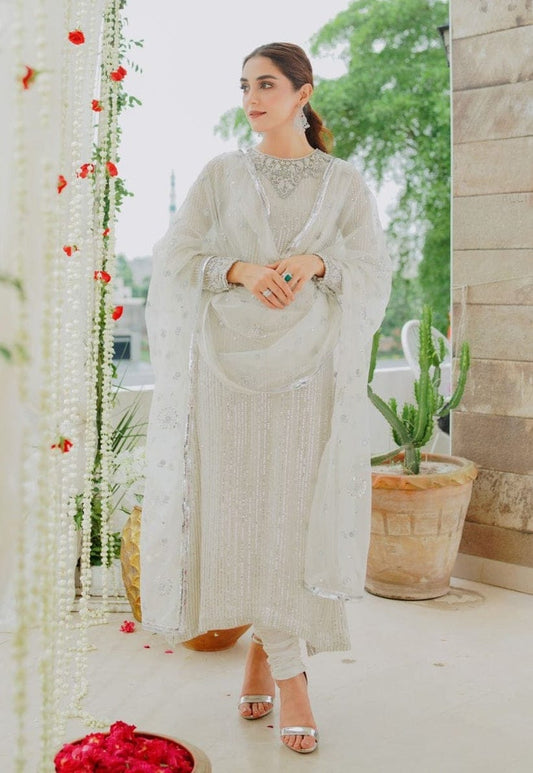 Maya Ali Semi Pure Chiffon - MAHIYA