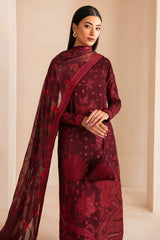 Jazmin - Semi Pure Chiffon EC | Maroon