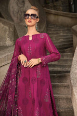 Maria B - Magenta | Linen - Winter Collection