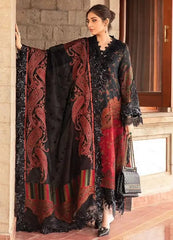 Maria B | DL-1204-Black and Maroon