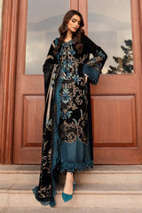 Maria B | Lawn Collection - Black n blue