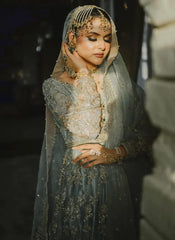 Maha Wajid | Bridal Collection | Sea-Green