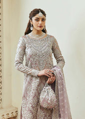 Nigar | Kanwal Malik - Lilac - Heavy Embroidered Net Bridal