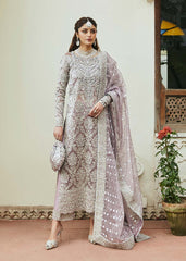 Nigar | Kanwal Malik - Lilac - Heavy Embroidered Net Bridal