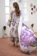 Baroque |Purple Flower - Lawn Collection 2025