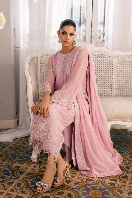 Azure |Soft Baby Pink - Chiffon Collection