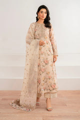 Baroque | Beige - Lawn Collection