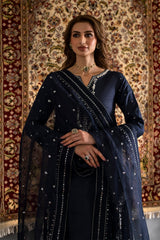 Iznik | Navy Blue - Shamoz Silk Collection