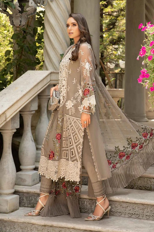 Maria B | Beige - Luxury Lawn Collection 2025