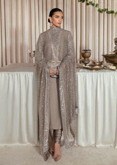 Hussain Rehar | Grey - Premium Raw Silk