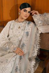 Baroque | White - Cotton Chickenkari Collection