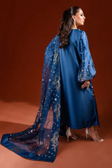 Nureh | Blue - Raw Silk Collection