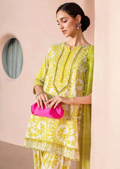 Maria B MPrint | Sharp Yellow - Lawn Chiffon Dupatta Collection 2025