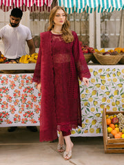 Bin Ilyas | Maroon - Chickenkari Collection