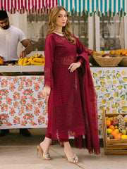 Bin Ilyas | Maroon - Chickenkari Collection