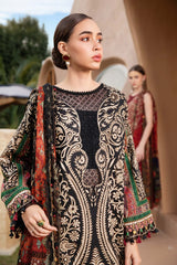 Maria B M.Print | Black - Lawn Collection