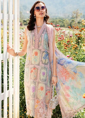 Maria B MPT-2511-A | Peach Box - MPrint Lawn Collection