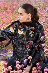 Maria B MPT-2511-B | Black Box - MPrint Lawn Collection