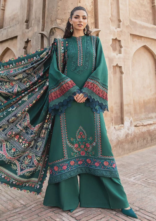 Maria B MPT-2405-B | Green - Lawn Eid Collection