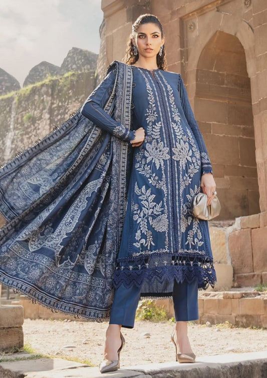 Maria B MPT-2406-B | Blue - Lawn Eid Collection