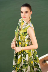 Maria B MPT-2503-A | White & Yellow (lemon)- Lawn Collection