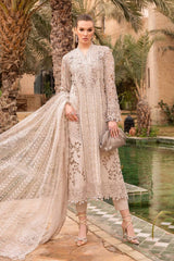 Maria B D-2409-A| Skin - Luxury Chikankari Eid Collection