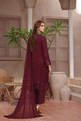 Azure | Maroon - Cotton Collection